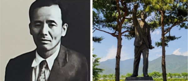 애국지사 왕재일 (1904∼1961)/전남 구례군 서시천 수석공원 소재 [정성환 기자]