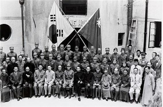 한국광복군 창설 기념(1940년)/전시실 [정성환 기자]